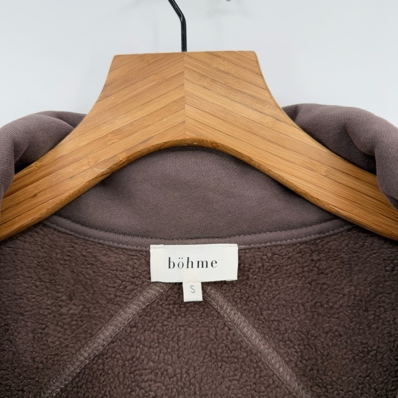 Bohme Sophie Cozy Oversized Slouchy Brown Jacket Shacket Size S - Picture 5 of 11